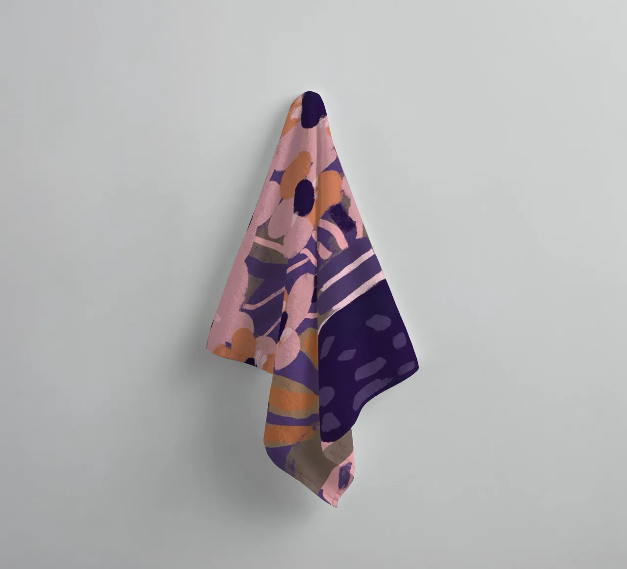 Pastel Flower Impression No 5 asciugamano da bagno da treechild