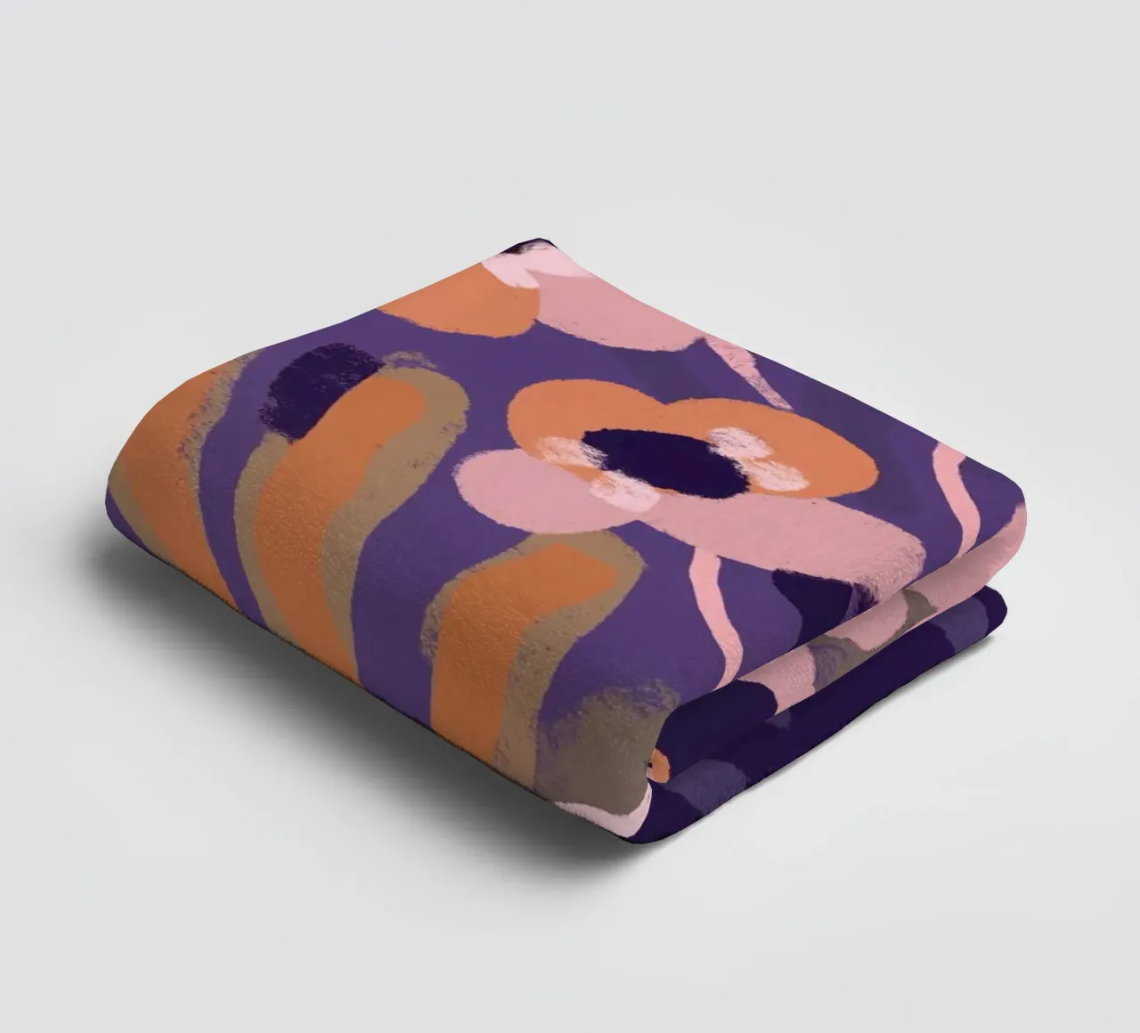 Pastel Flower Impression No 5 asciugamano da bagno da treechild