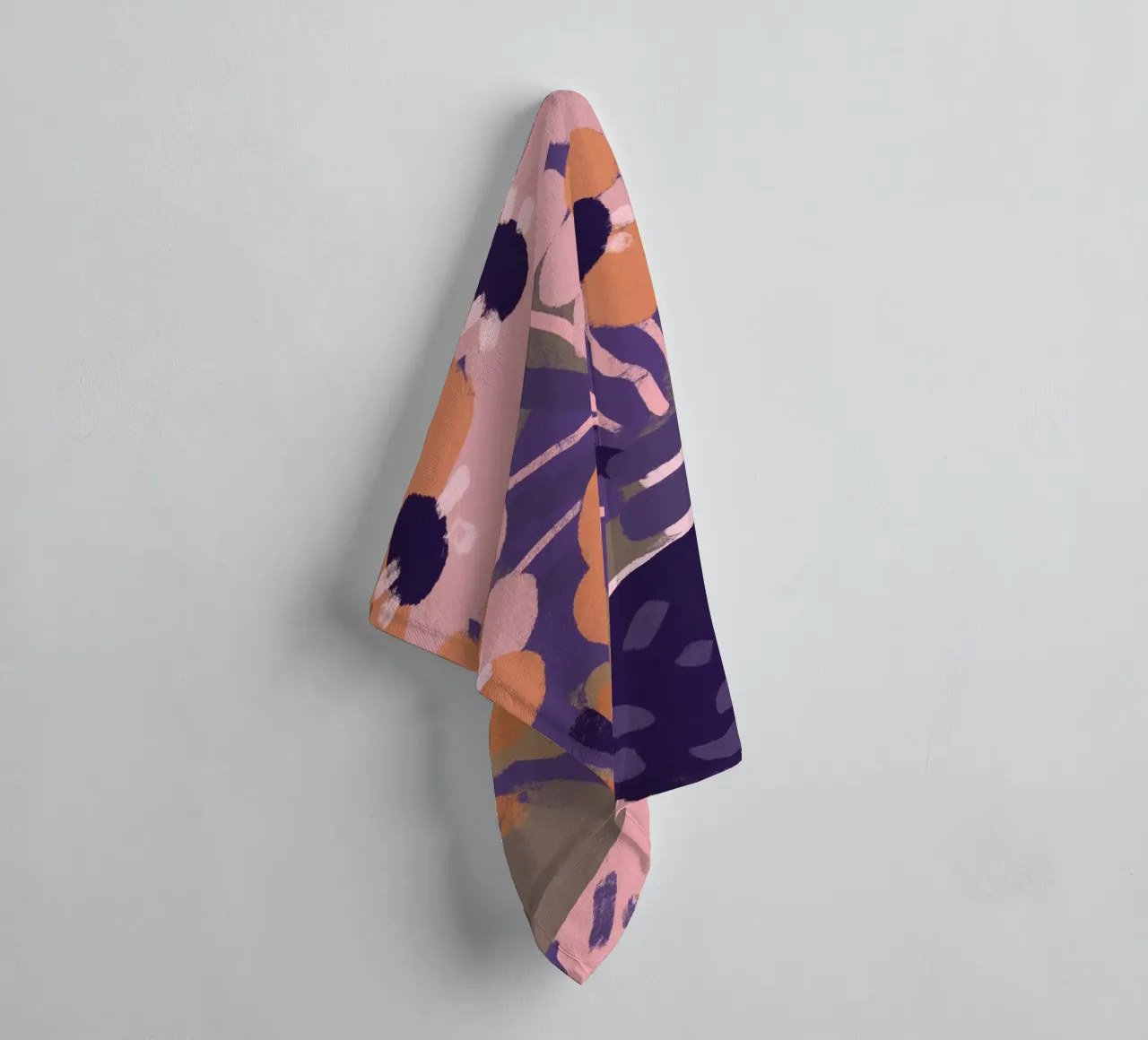 Pastel Flower Impression No 5 asciugamano da bagno da treechild