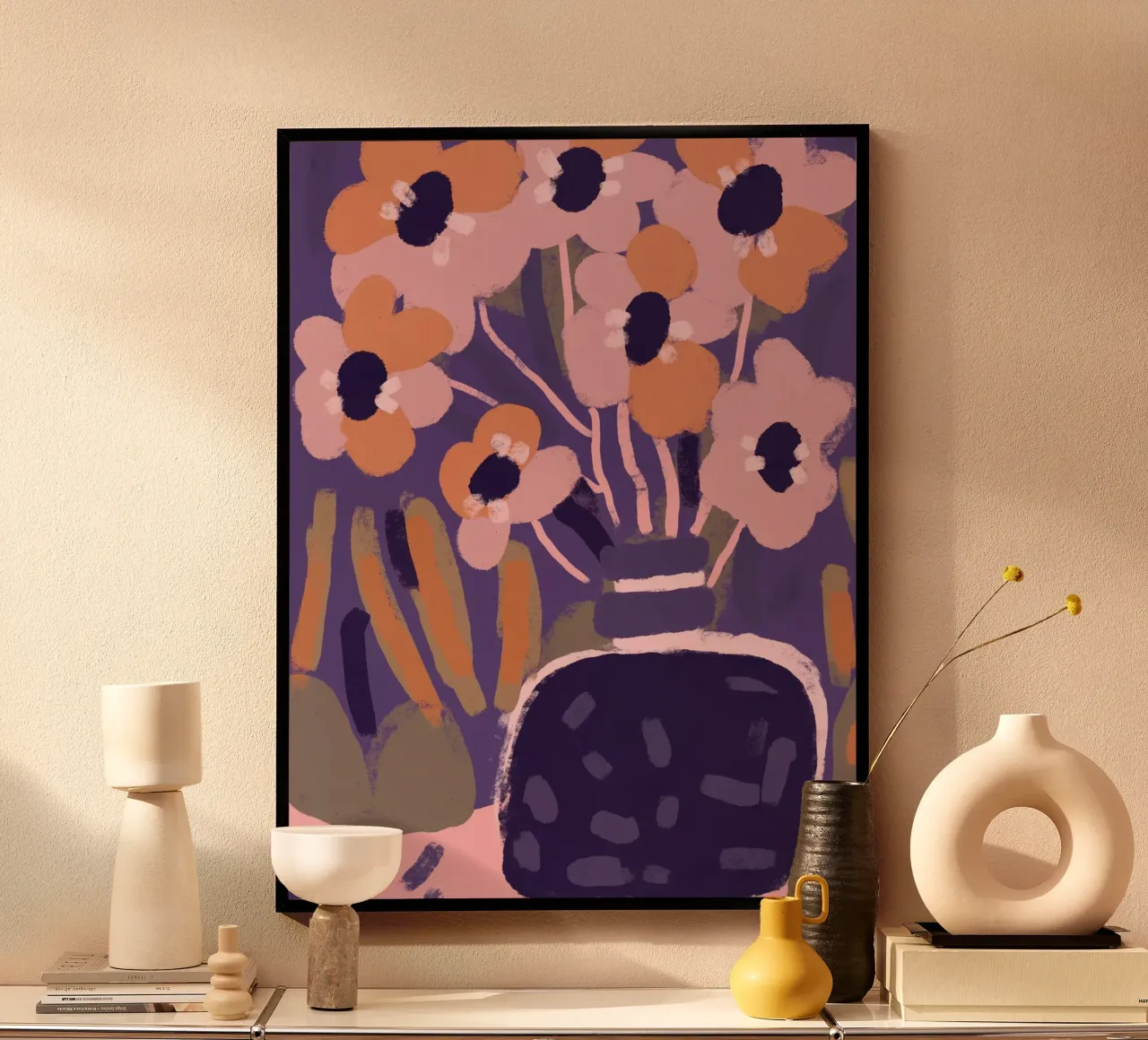 Pastel Flower Impression No 5 carta hahnemühle da treechild