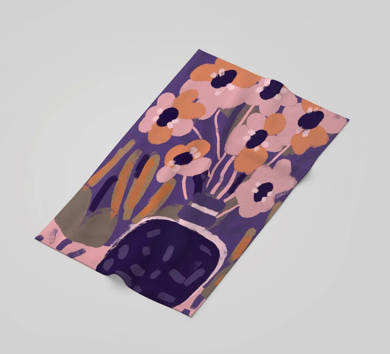 Pastel Flower Impression No 5 telo mare da treechild