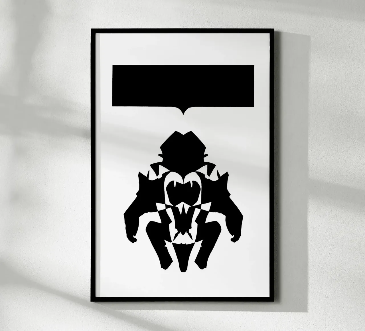 GENETICALLY MODIFIED poster con telaio in alluminio da Grey Aaren