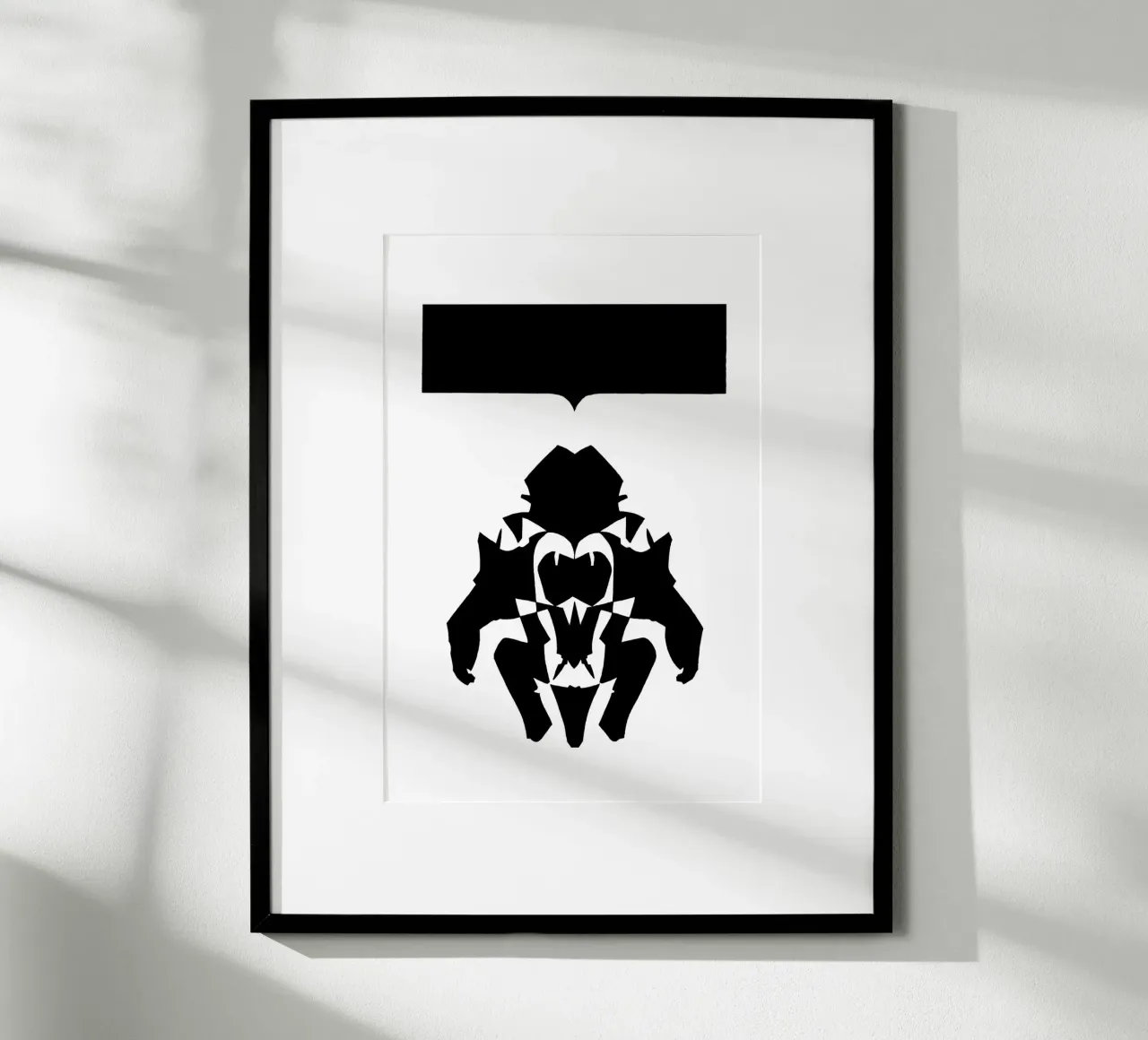 GENETICALLY MODIFIED poster con telaio in alluminio da Grey Aaren