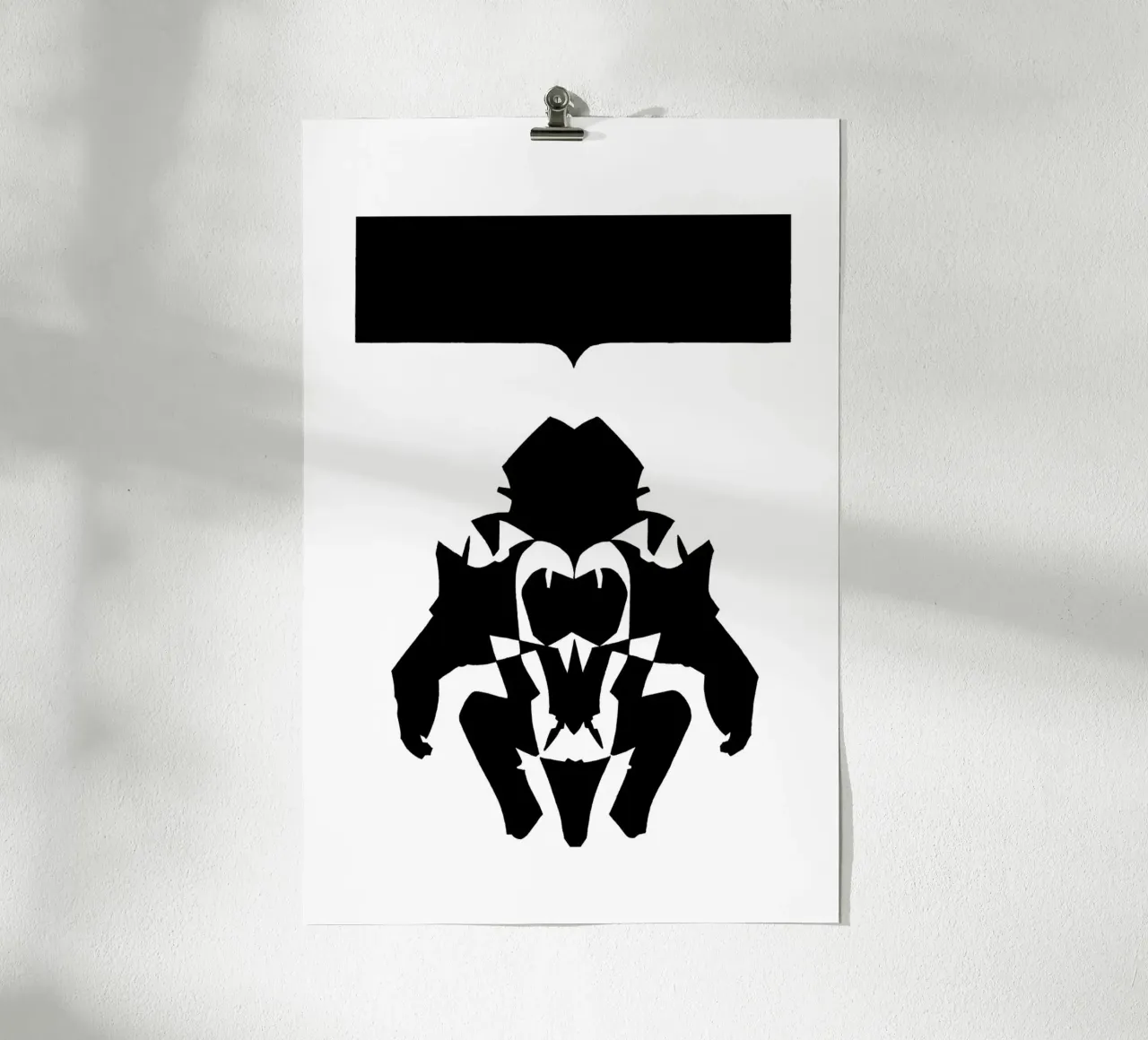 GENETICALLY MODIFIED poster con telaio in alluminio da Grey Aaren