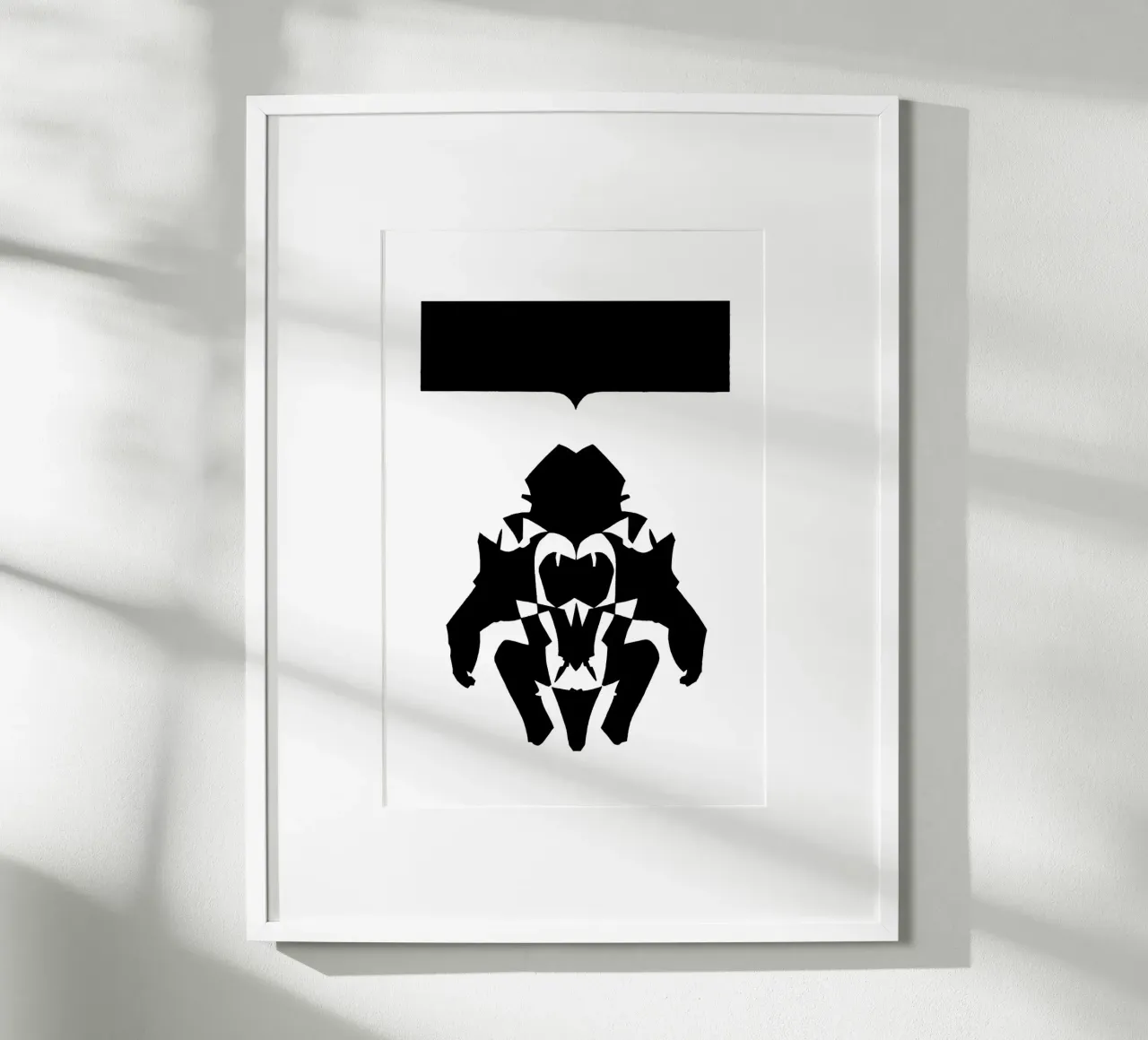 GENETICALLY MODIFIED poster con telaio in alluminio da Grey Aaren