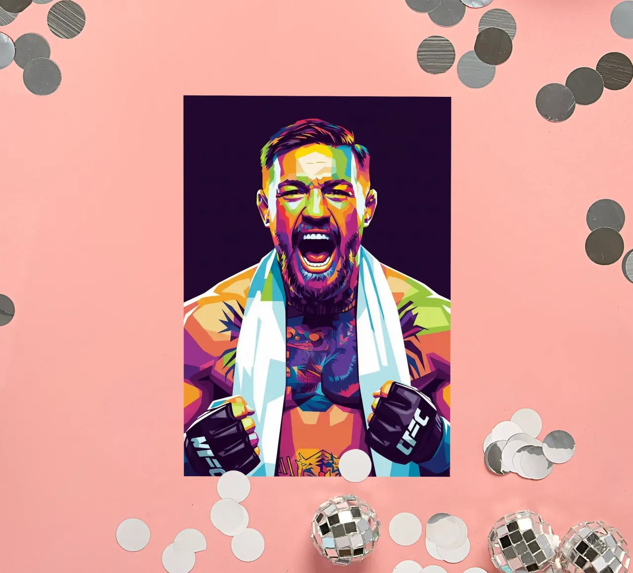 Conor McGregor UFC-Kämpfer Sticker von Hantamrata