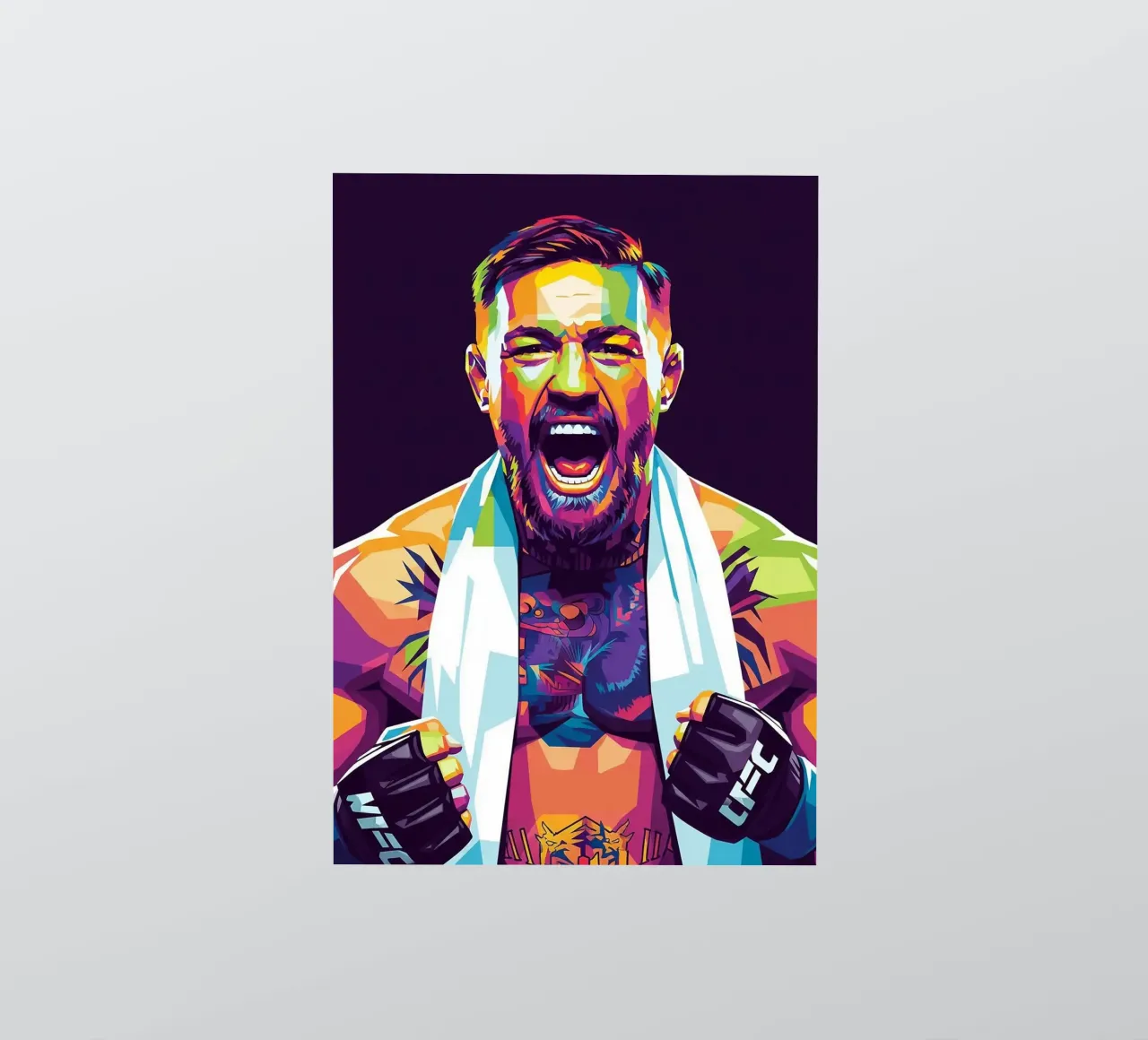 Conor McGregor UFC-Kämpfer Sticker von Hantamrata