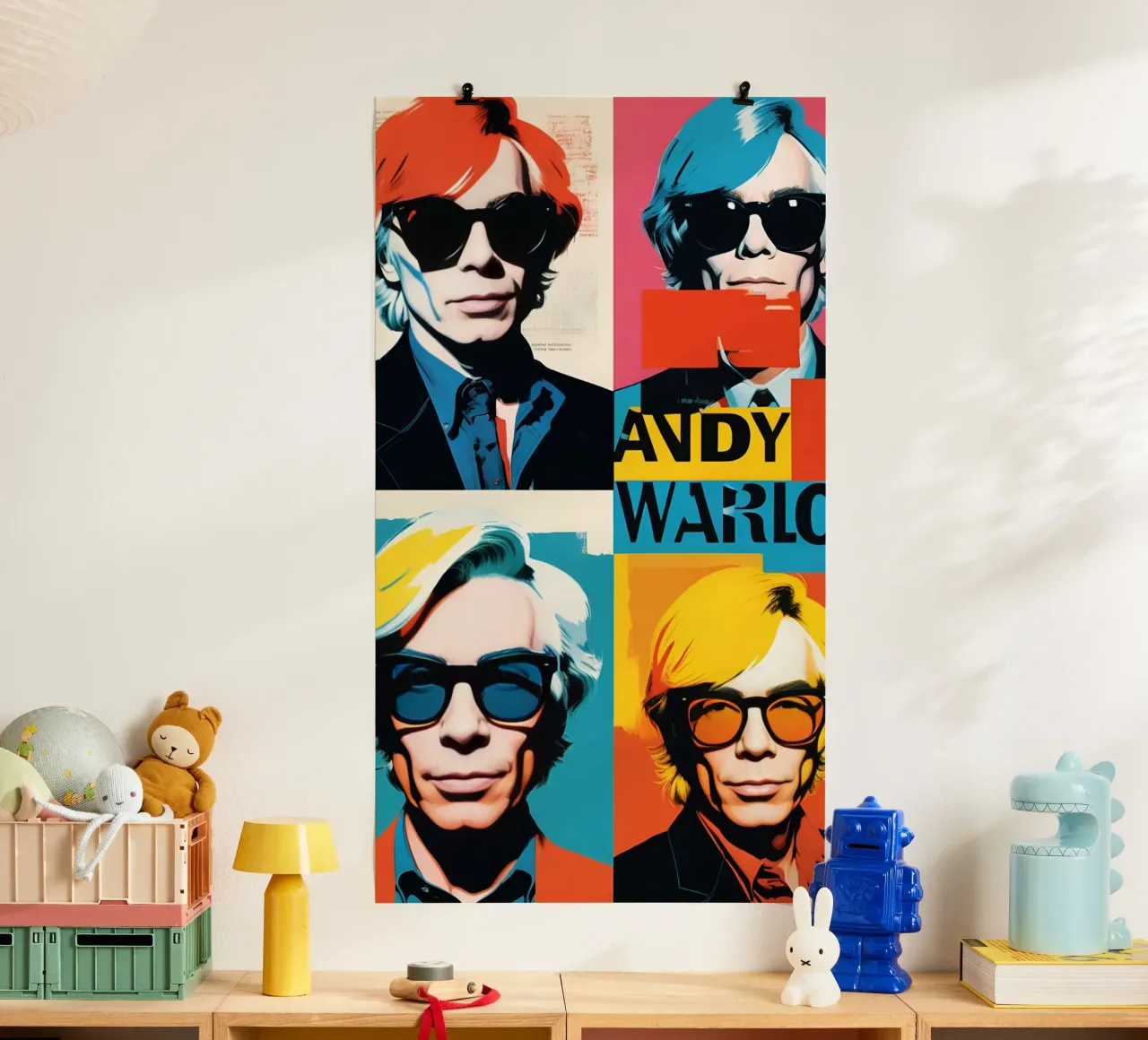 Maglietta essenziale The Man Warhol poster da jamsa_ve