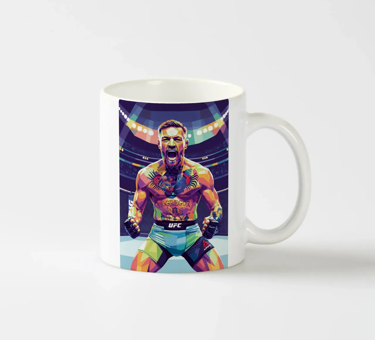 Conor McGregor in fiamme tazza in ceramica da Hantamrata