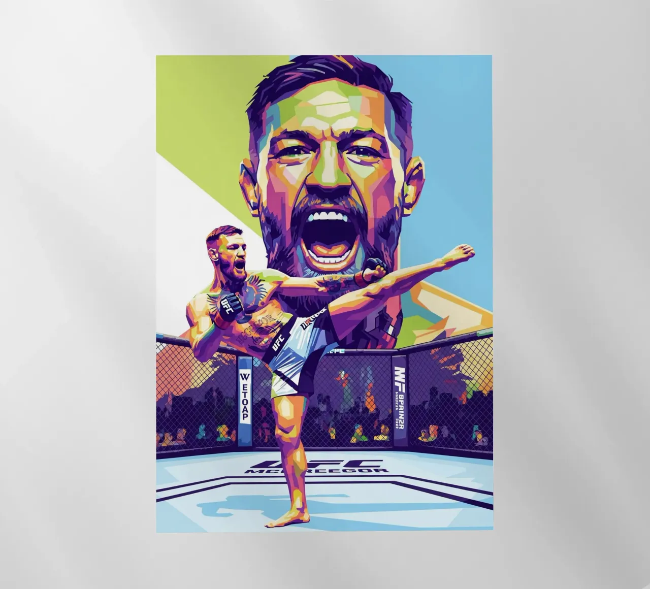 Conor McGregor prime time pellicola backlit da Hantamrata