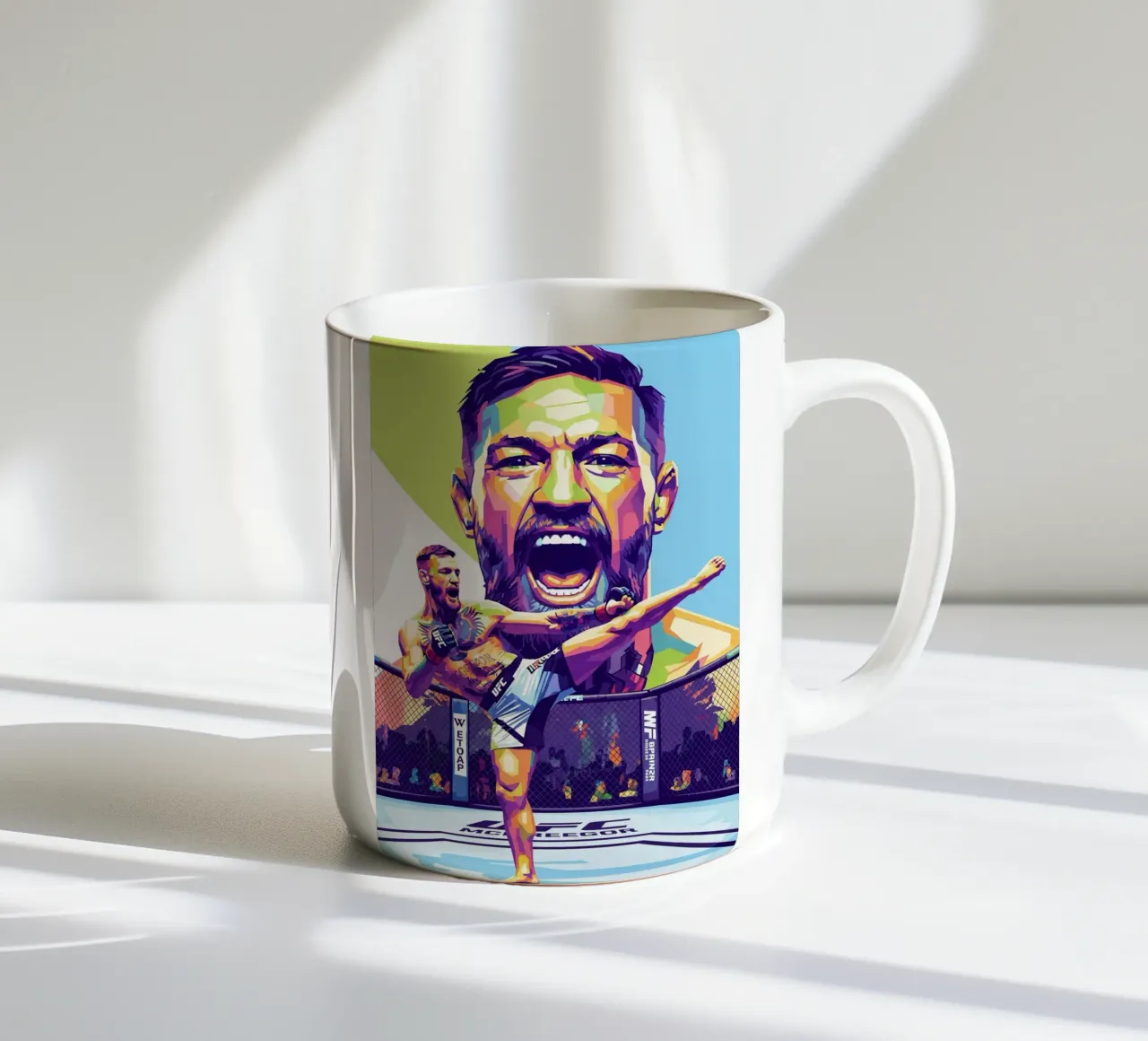 Conor McGregor prime time tazza in ceramica da Hantamrata