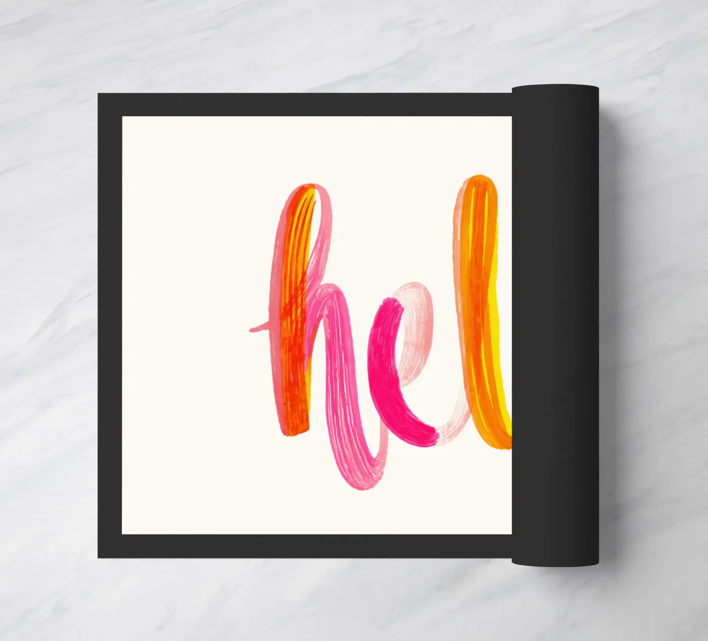 hallo deurmat van Katja Stehle Design