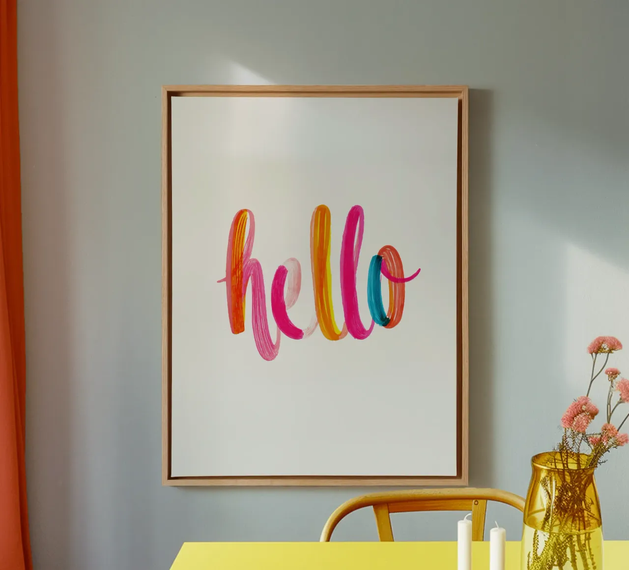 ciao tela con Cornice a cassetta da Katja Stehle Design