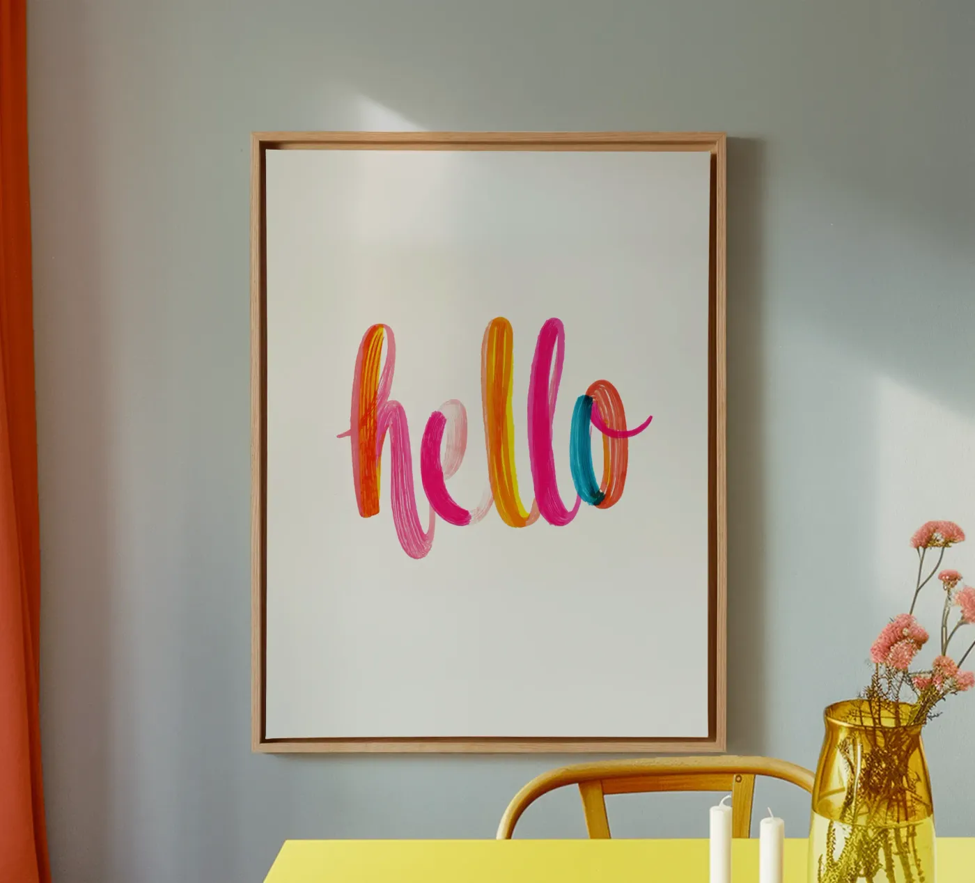 hallo canvas van Katja Stehle Design