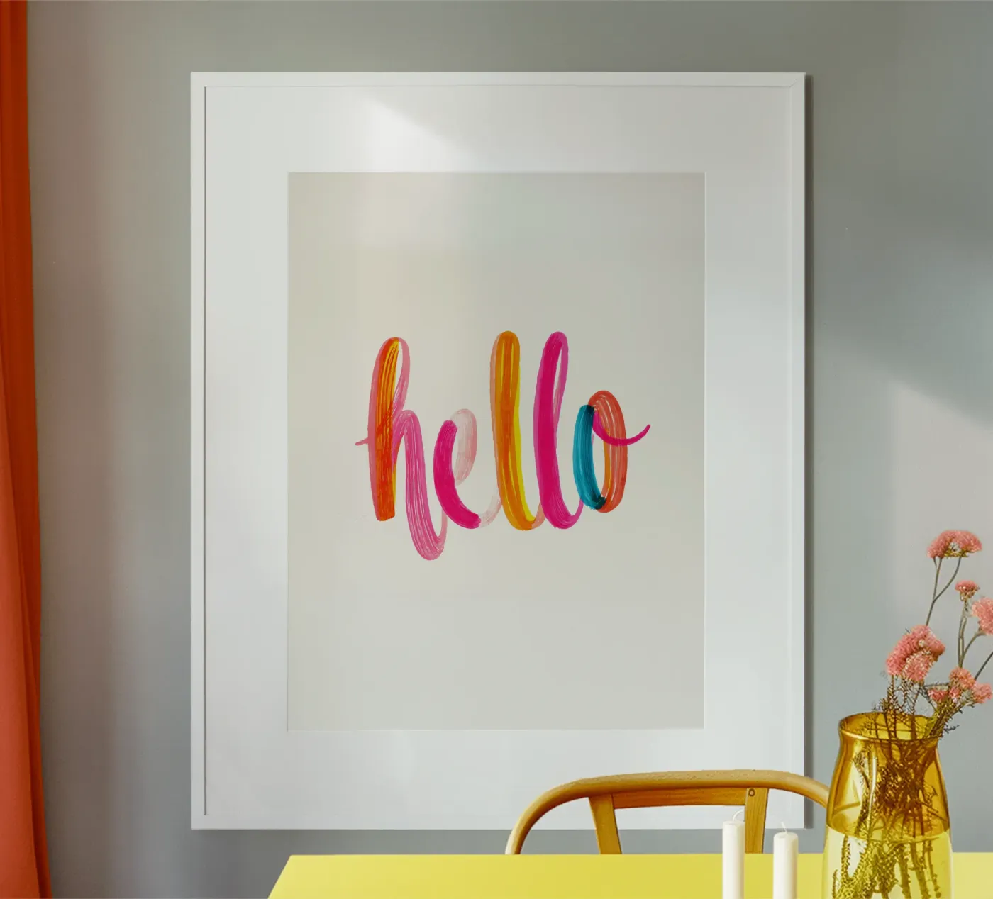 hello poster by Katja Stehle Design