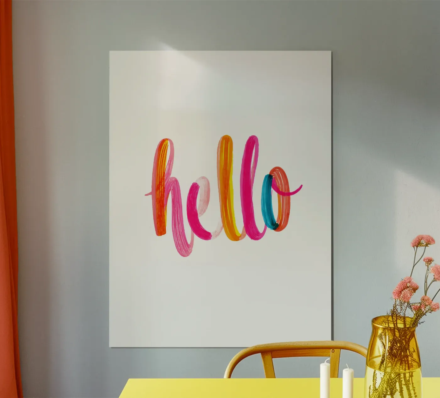 hello poster by Katja Stehle Design