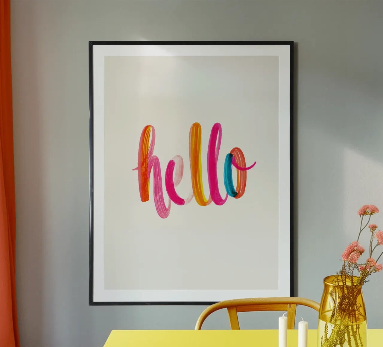 hello poster by Katja Stehle Design