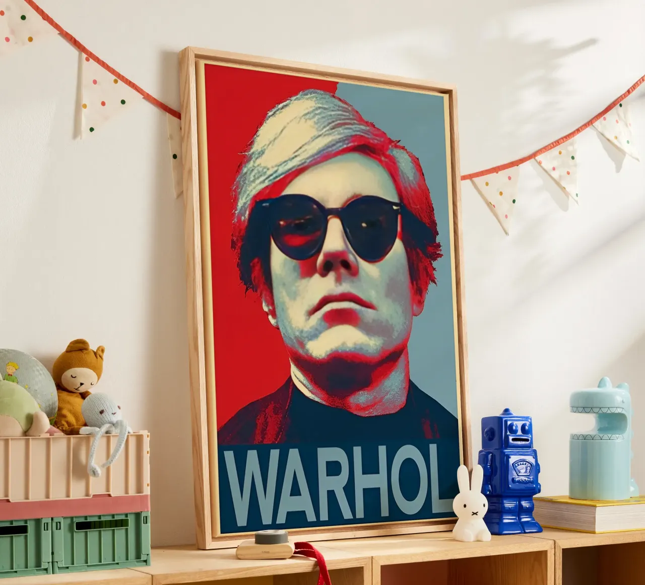 Klassiek Warhol T-shirt canvas met Baklijst van jamsa_ve