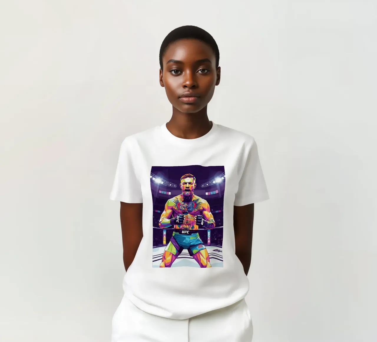 Conor McGregor Combattente UFC t-shirt da Hantamrata