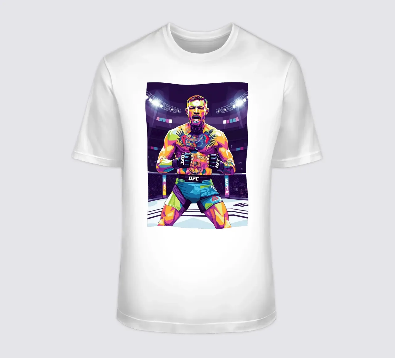 Conor McGregor Combattente UFC t-shirt da Hantamrata