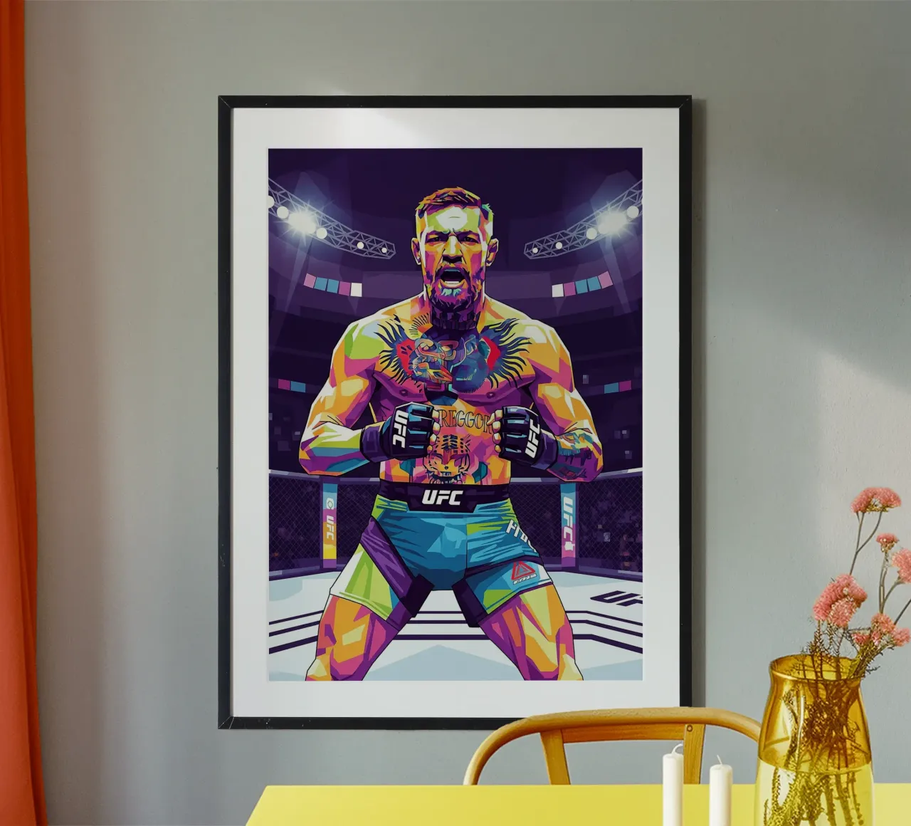 Conor McGregor Combattente UFC poster da Hantamrata
