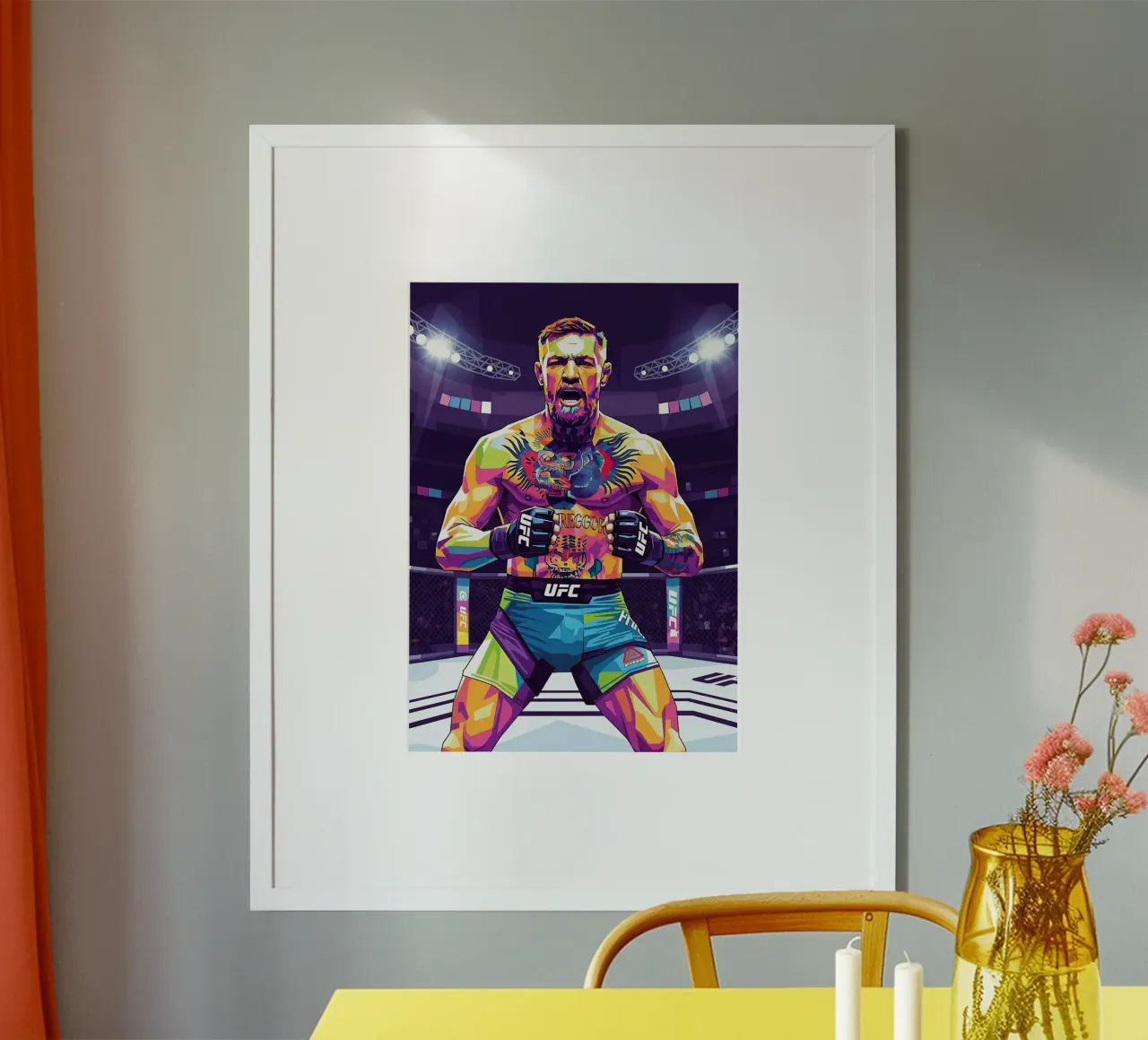 Conor McGregor Combattente UFC poster da Hantamrata