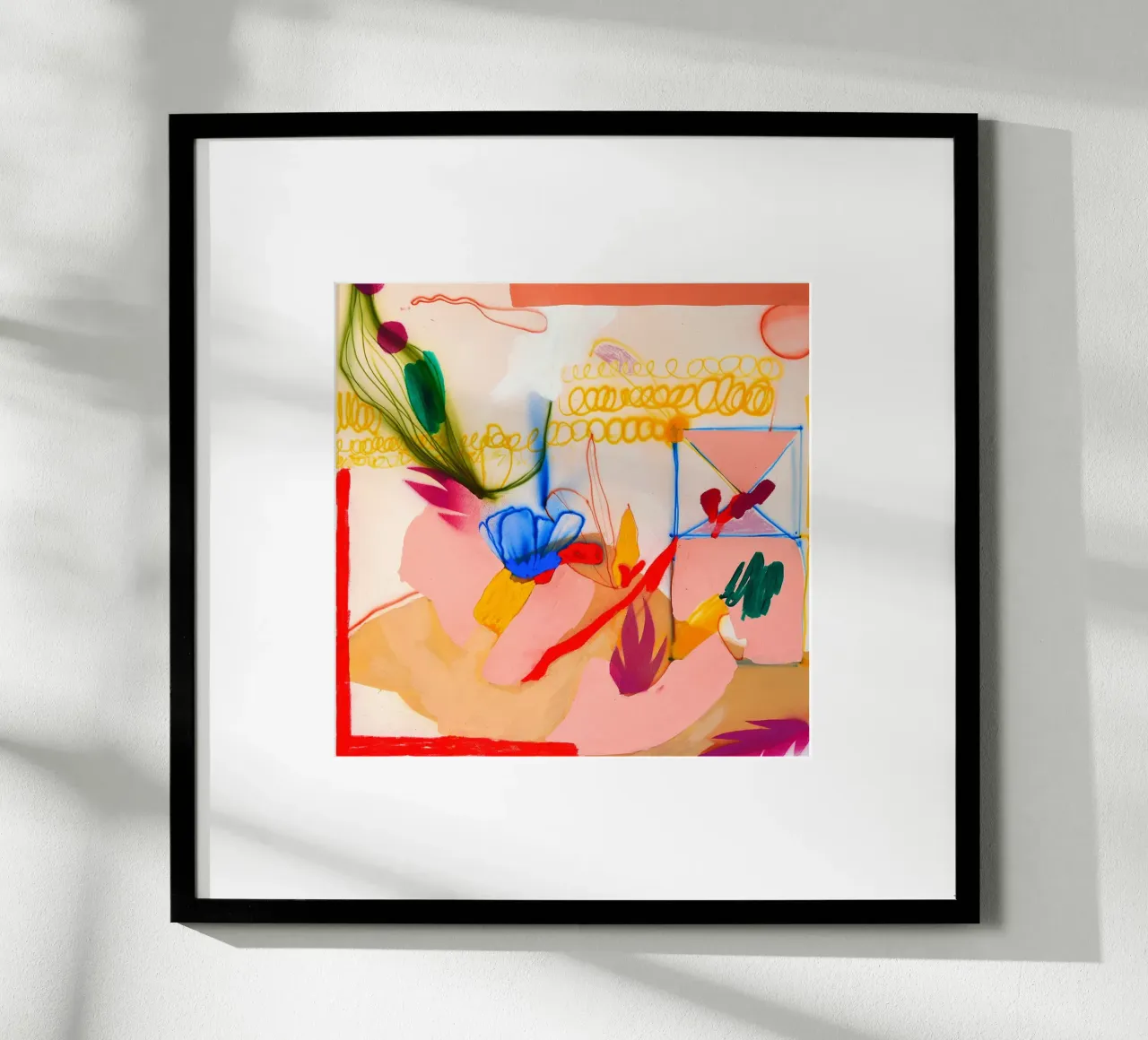Garden II poster con telaio in plastica da Silvaya