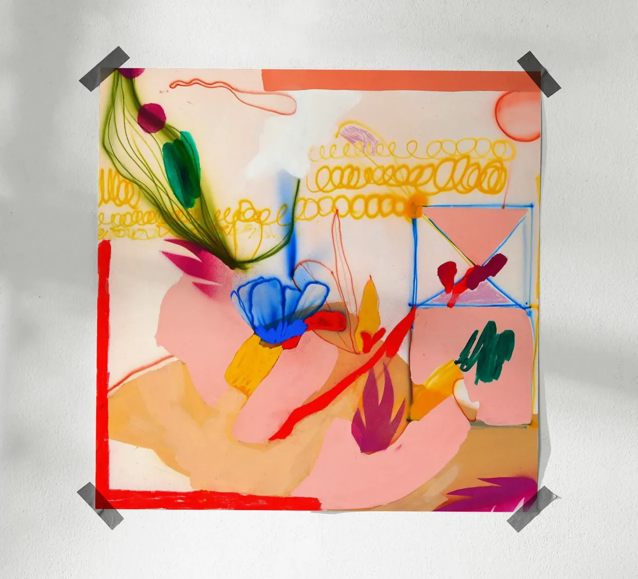 Garden II poster con telaio in plastica da Silvaya