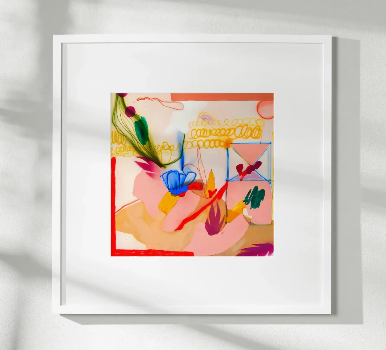 Garden II poster con telaio in plastica da Silvaya