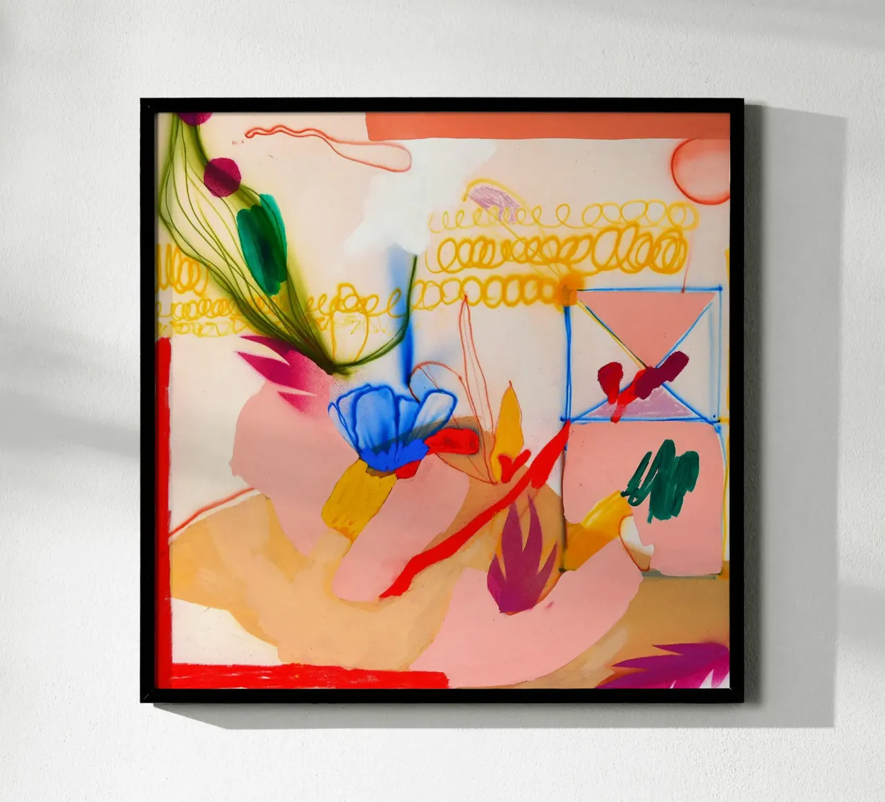 Garden II poster con telaio in plastica da Silvaya