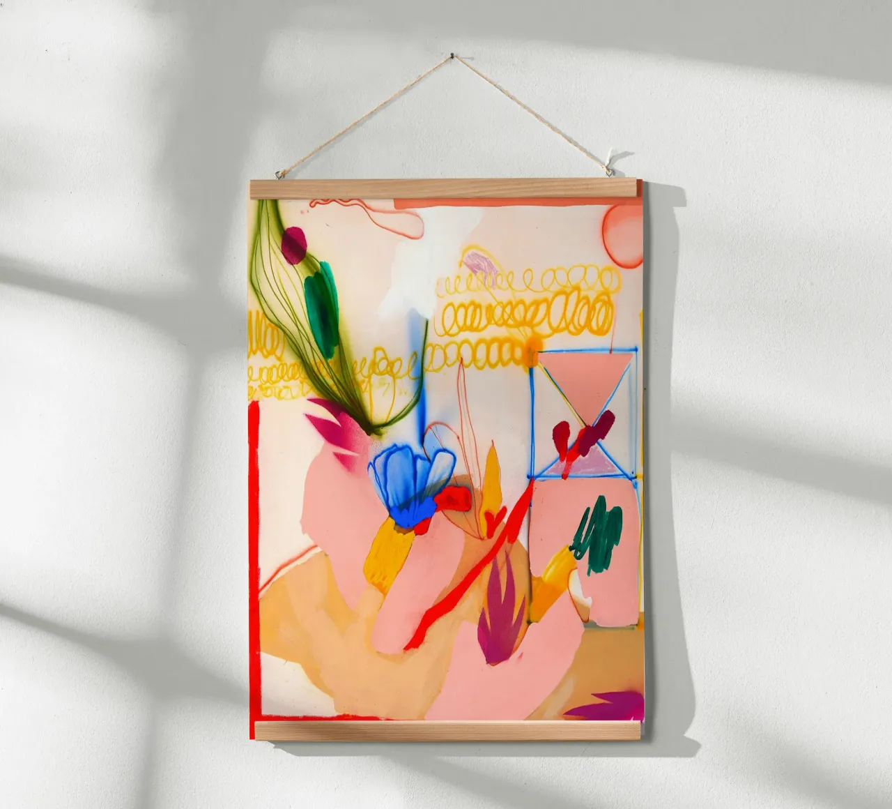 Garden II poster con telaio in plastica da Silvaya