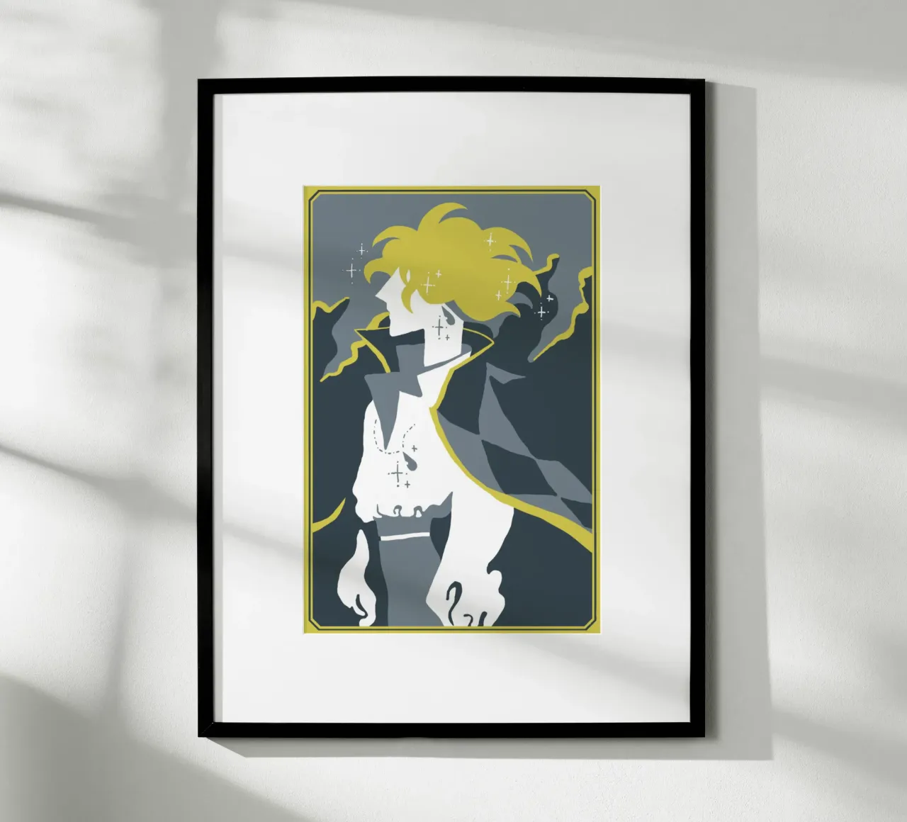 Vettore Ponyo poster con telaio in alluminio da grass.studio_