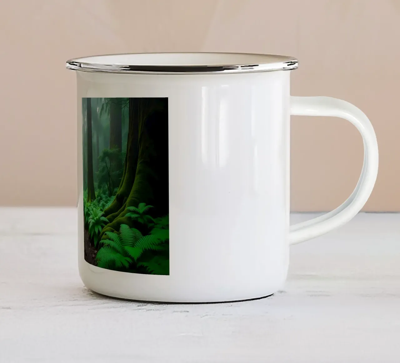 Laurisilva tazza in smalto da Wild Beauty