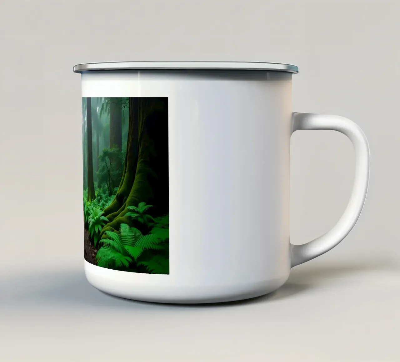 Laurisilva tazza in smalto da Wild Beauty