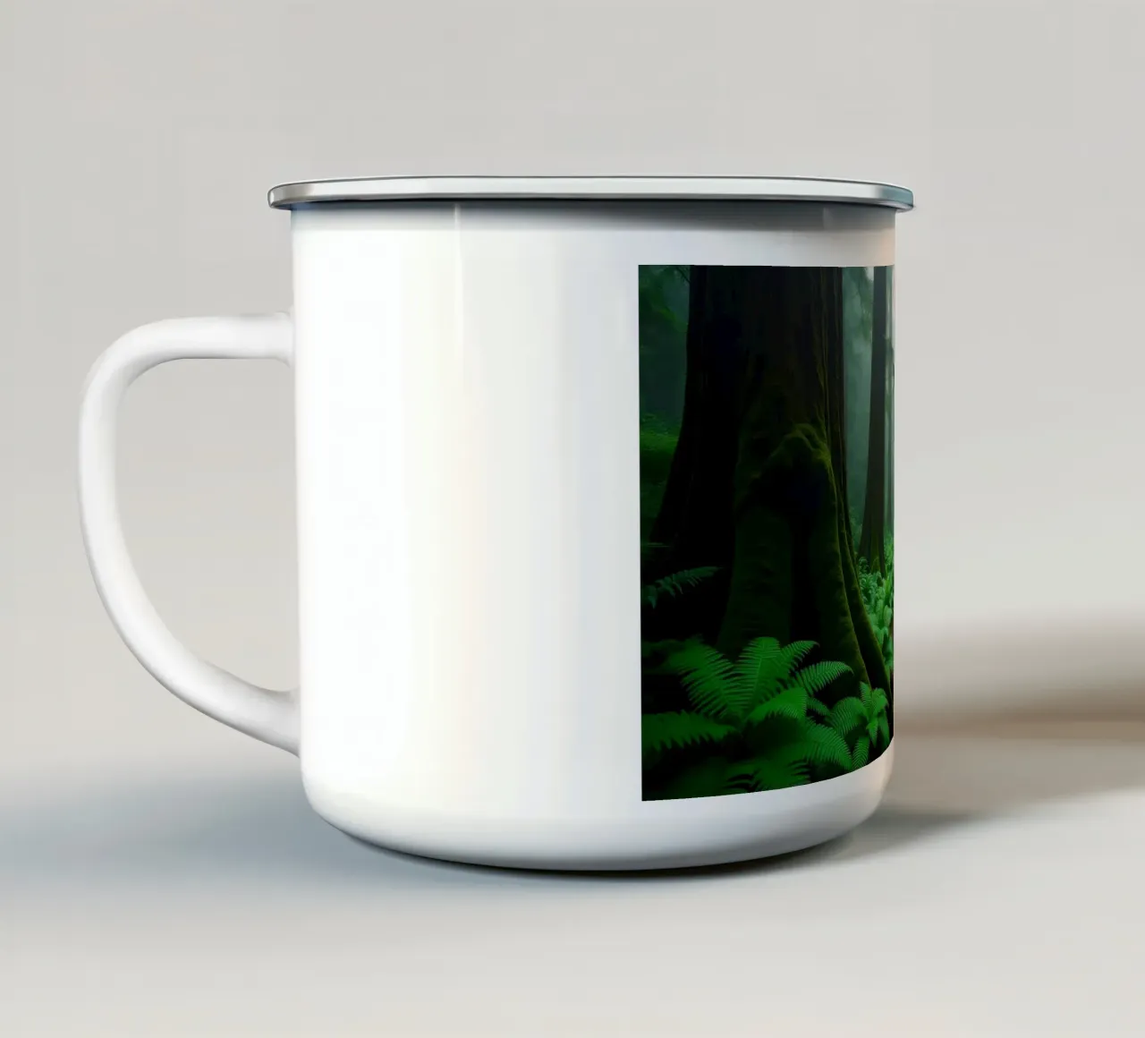 Laurisilva tazza in smalto da Wild Beauty