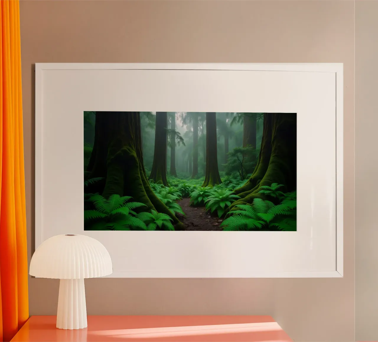 Laurisilva poster con telaio in alluminio da Wild Beauty