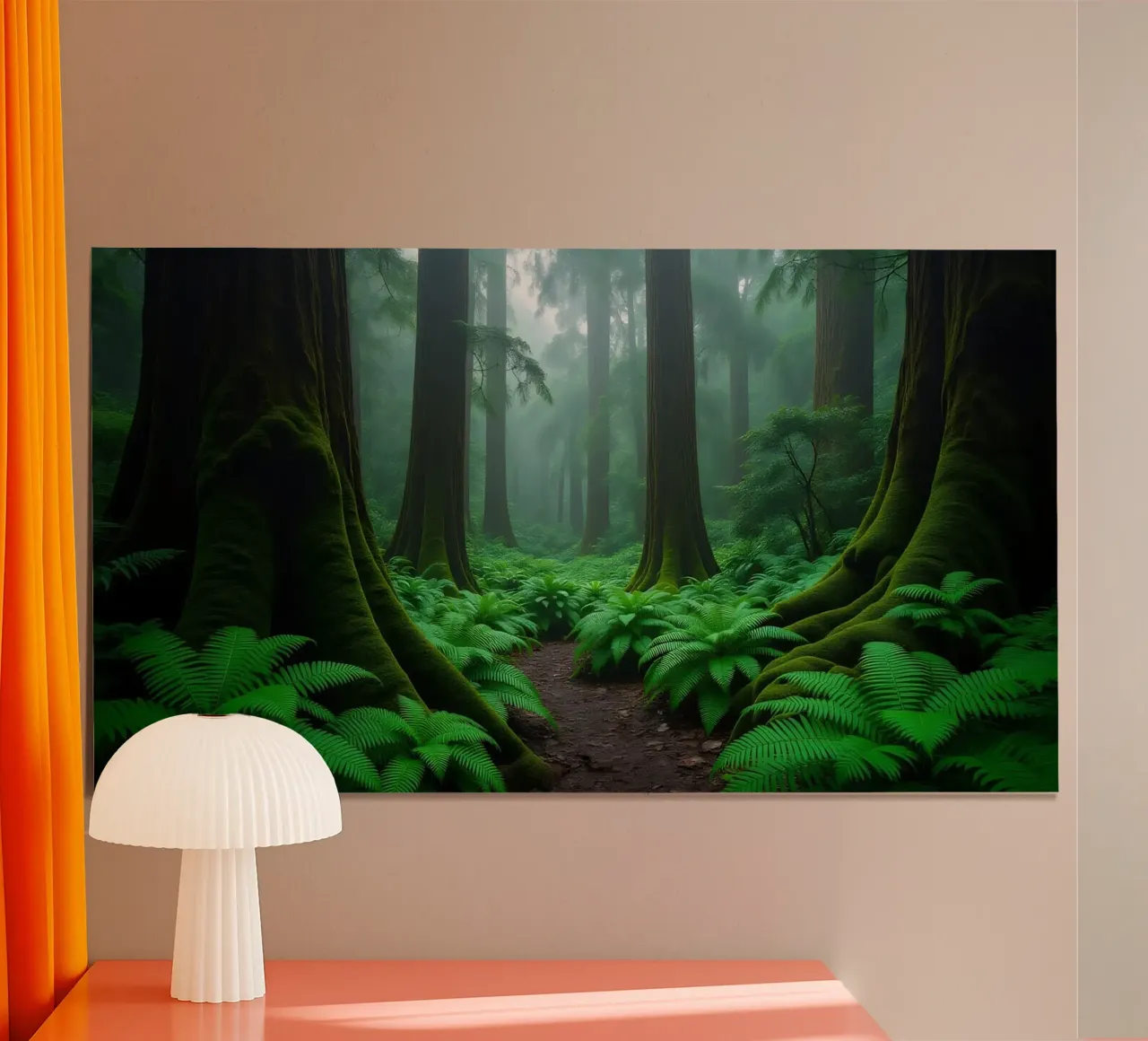 Laurisilva poster con telaio in alluminio da Wild Beauty