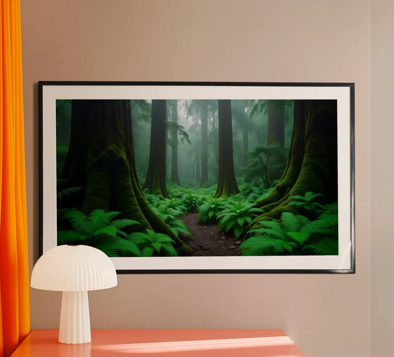 Laurisilva poster con telaio in alluminio da Wild Beauty