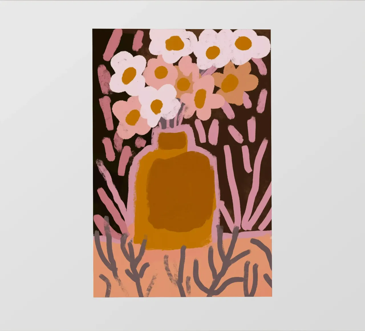 Pastel Flower Impression No 4 telo in pvc da treechild