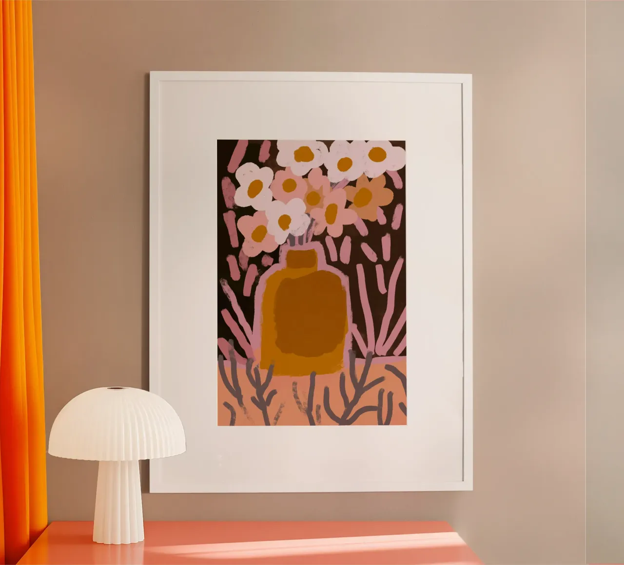 Pastel Flower Impression No 4 carta hahnemühle da treechild