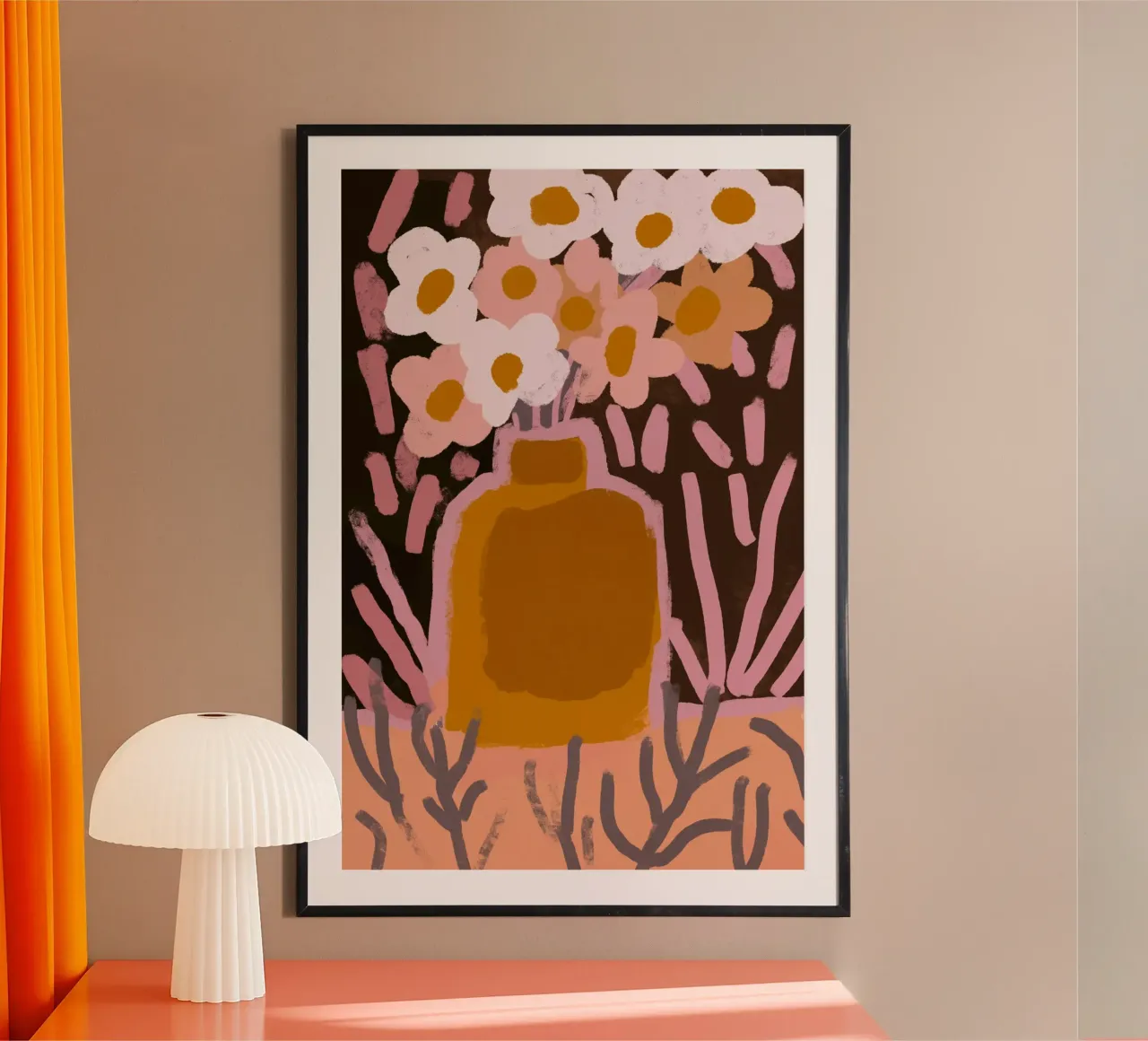 Pastel Flower Impression No 4 carta hahnemühle da treechild