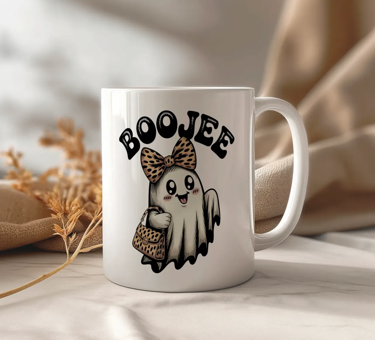 BooJee Kawaii Ghost tazza in ceramica da Sasyall Graphics
