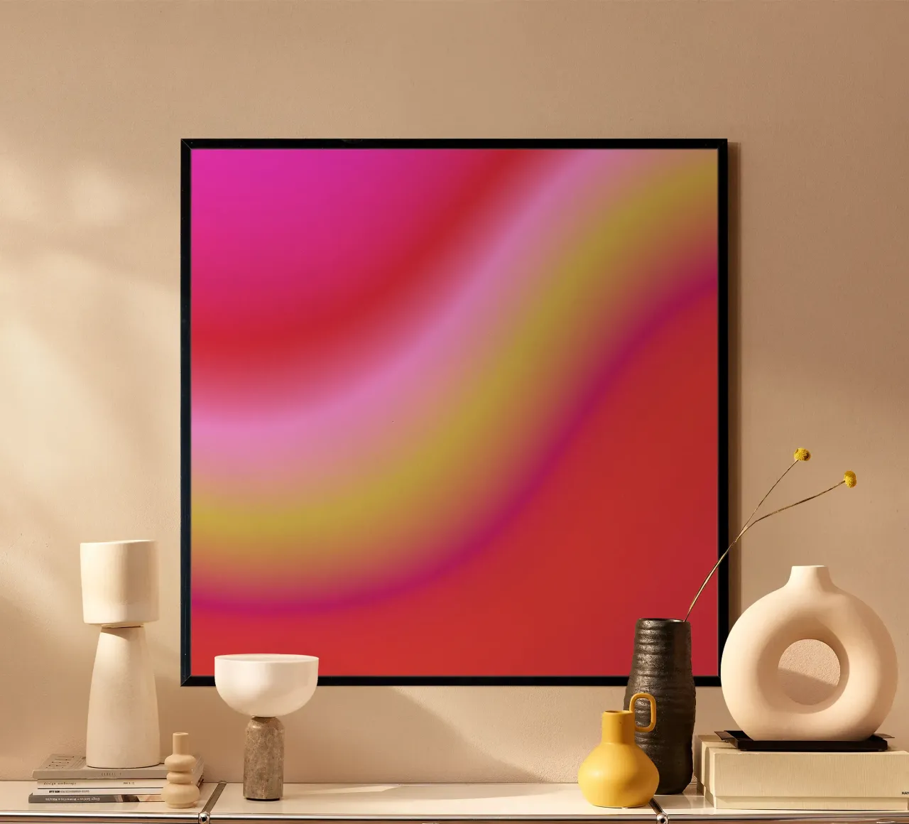 Enséñame a Bailar 🍓 poster con telaio in legno da ÂME LIBRE STUDIO