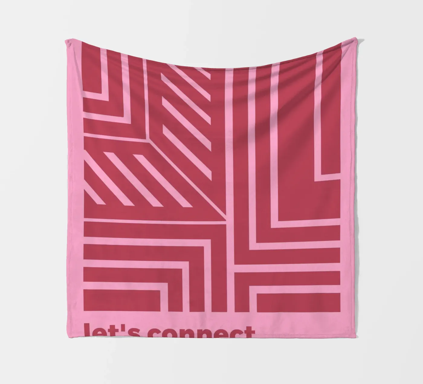 Let's Connect fleecedeken van MODERN NUANCE