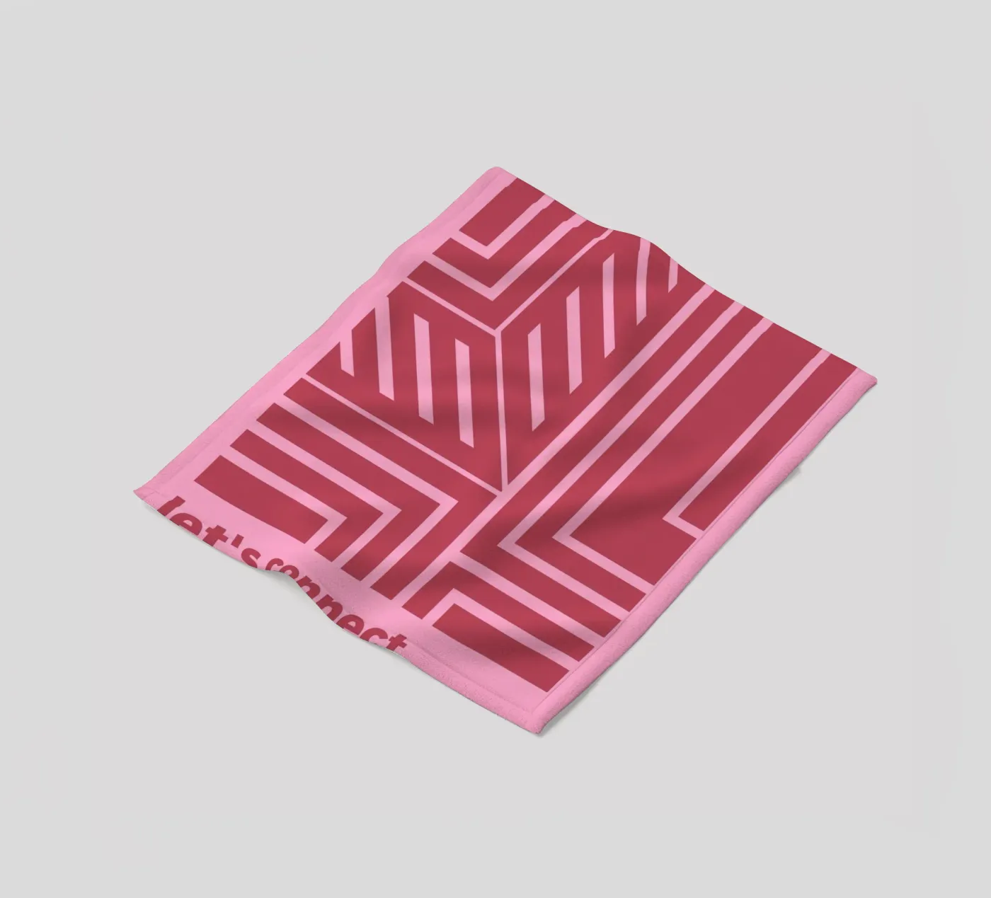 Let's Connect fleecedeken van MODERN NUANCE