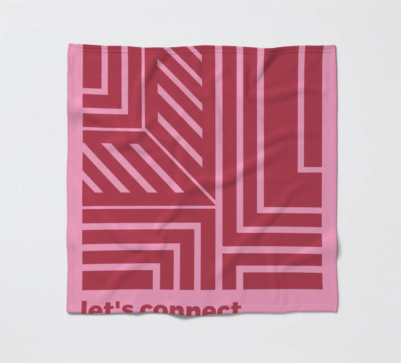 Let's Connect fleecedeken van MODERN NUANCE