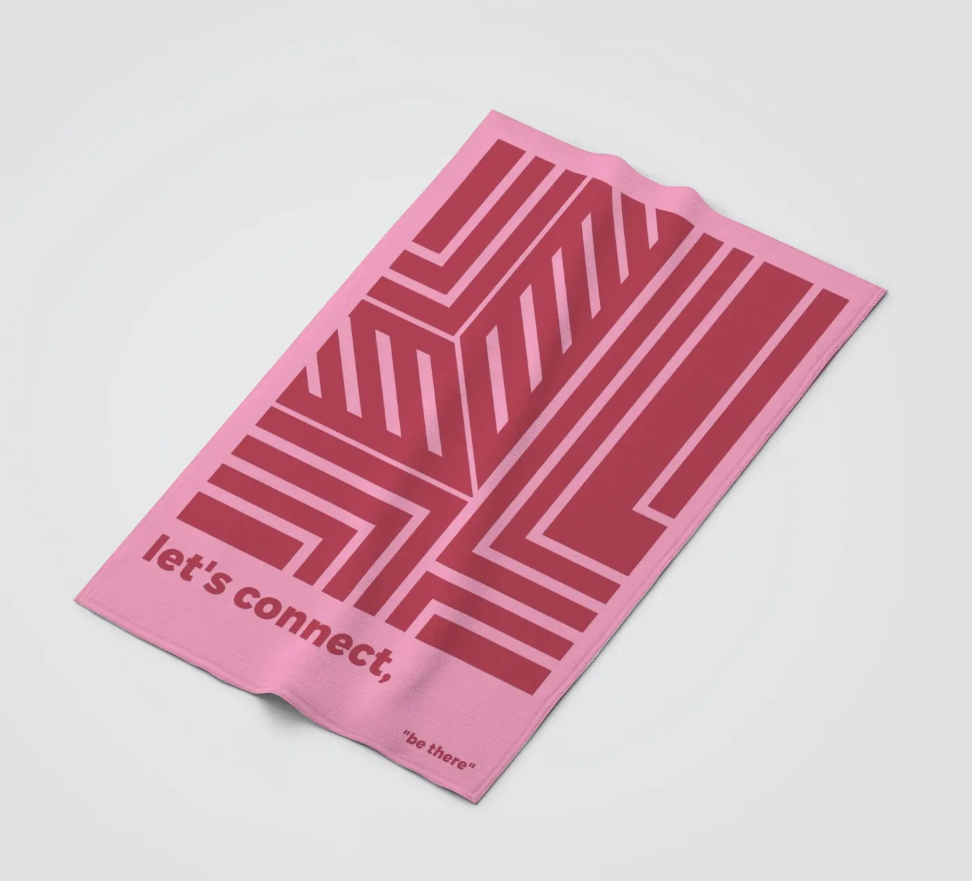 Let's Connect fleecedeken van MODERN NUANCE