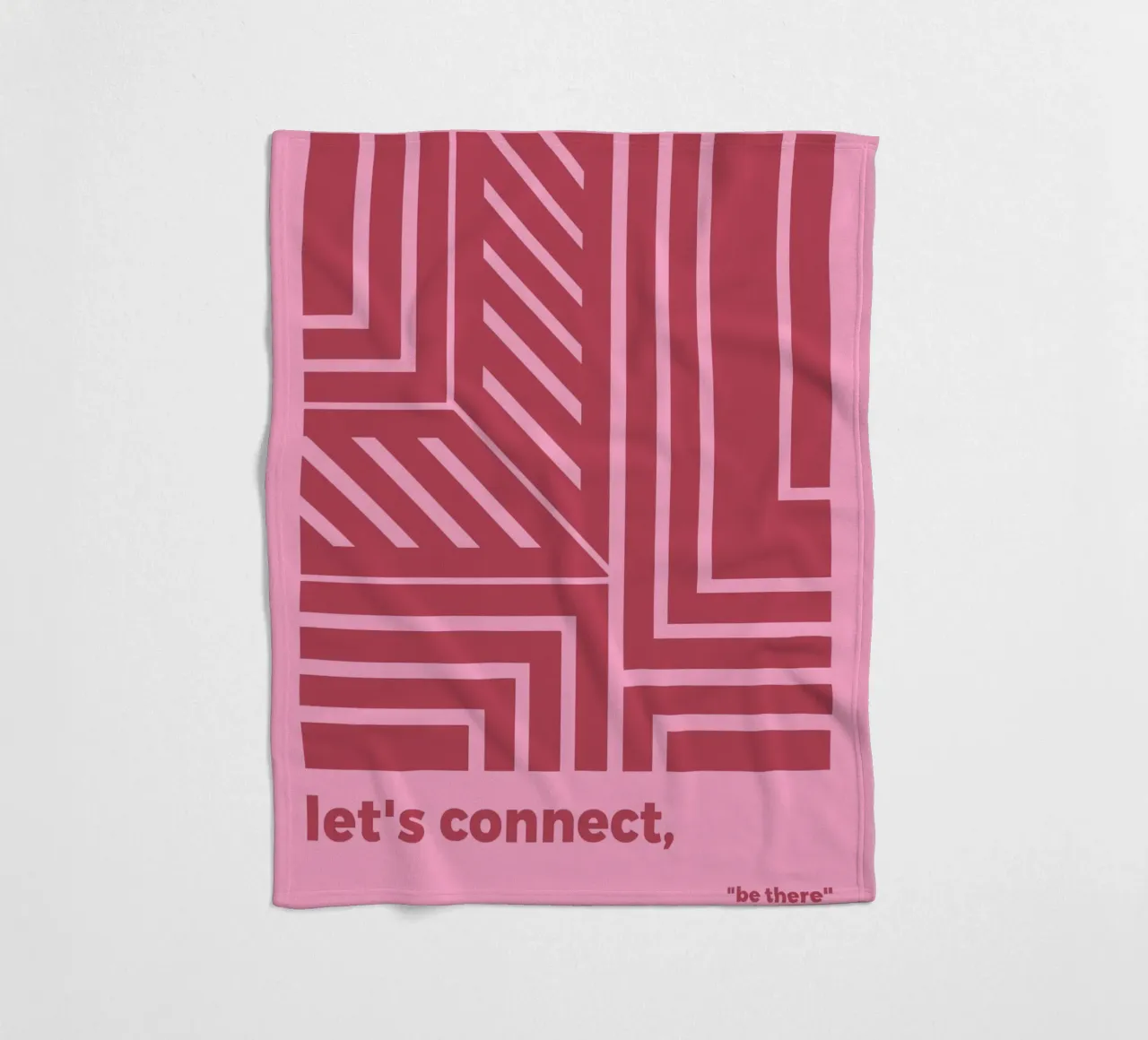 Verbinden wir uns Fleecedecke von MODERN NUANCE