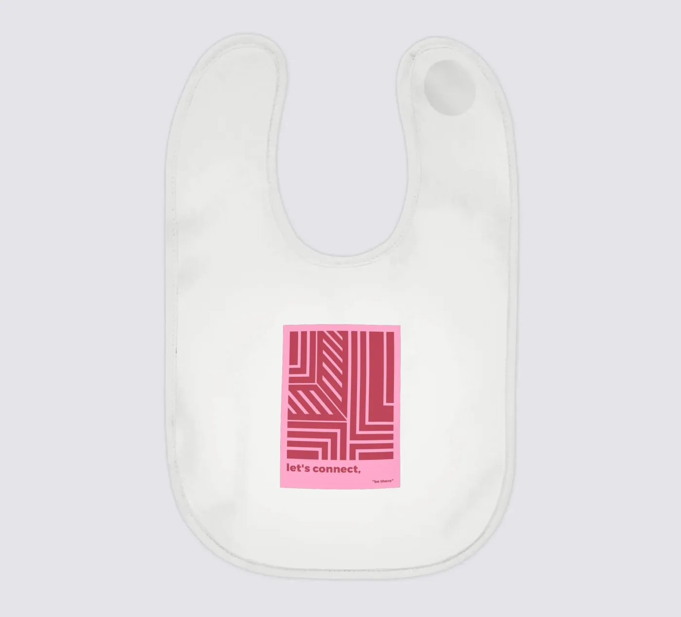 Laten we contact maken baby slabbetje van MODERN NUANCE