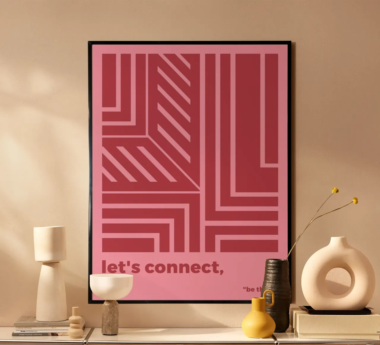 Connettiamoci poster da MODERN NUANCE